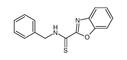 N-benzyl-1,3-benzoxazole-2-carbothioamide结构式