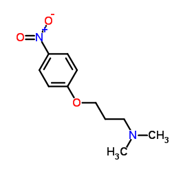 N,N-二甲基-3-(4-硝基苯氧基)-1-丙胺结构式