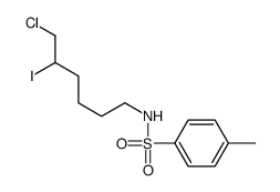 N-(6-chloro-5-iodohexyl)-4-methylbenzenesulfonamide结构式