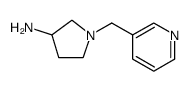 3-Pyrrolidinamine, 1-(3-pyridinylmethyl) Structure