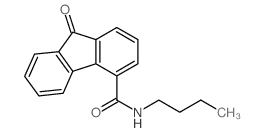 N-butyl-9-oxo-fluorene-4-carboxamide结构式