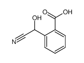 2-(cyano(hydroxy)methyl)benzoic acid Structure