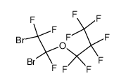 1,2-dibromo-3-oxaperfluorohexane Structure