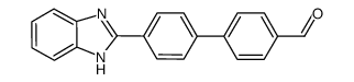 2-[4'-(4-formylphenyl)phenyl]-1H-benzimidazole Structure