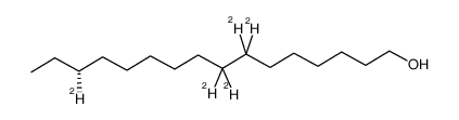 (R)-[7,7,8,8,14-2H5]-1-hexadecanol结构式