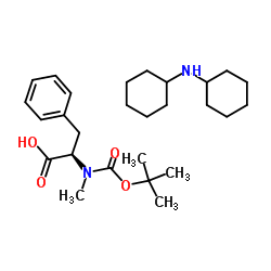 Boc-D-N-Me-Phe DCHA structure