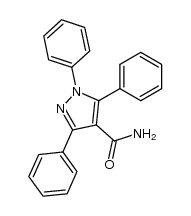 1,3,5-triphenyl-1H-pyrazole-4-carboxylic acid amide Structure