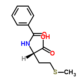 Bz-L-Met-OH structure