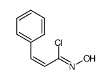 N-hydroxy-3-phenylprop-2-enimidoyl chloride Structure