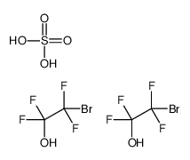 2-bromo-1,1,2,2-tetrafluoroethanol,sulfuric acid结构式