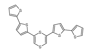 2,6-di([2,2'-bithiophen]-5-yl)-1,4-dithiine Structure