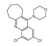 4-(2,4-dichloro-7,8,9,10-tetrahydro-6H-cyclohepta[b]quinolin-11-yl)morpholine Structure