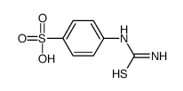 4-(carbamothioylamino)benzenesulfonic acid Structure