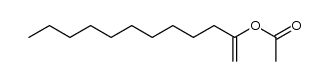 2-acetoxy-1-dodecene结构式