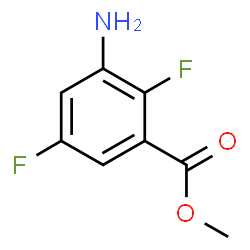 Methyl 3-amino-2,5-difluorobenzoate structure