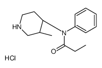 Normethyl Fentanyl Hydrochloride Salt结构式