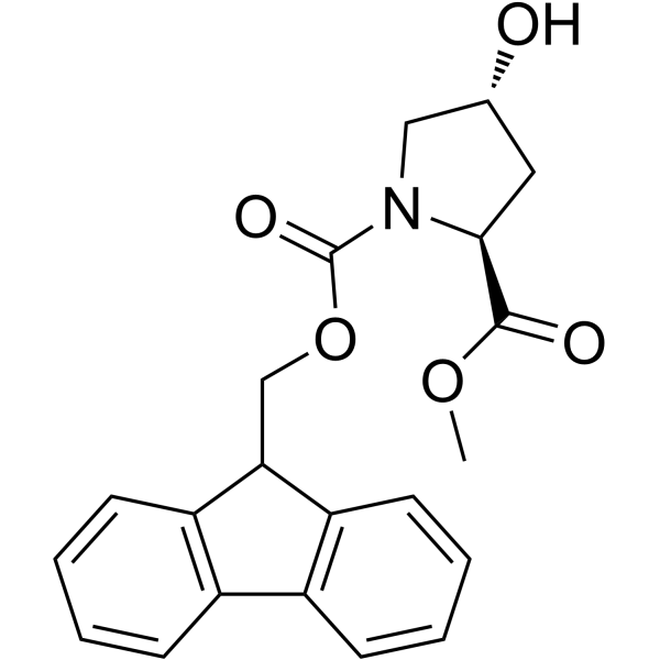 N-Fmoc-trans-4-hydroxy-L-proline methyl ester Structure