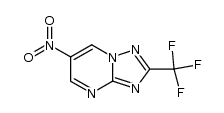 2-Trifluoromethyl-6-nitro-1,2,4-triazolo-[1.5-a]pyrimidine Structure