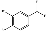 2-Bromo-5-(difluoromethyl)phenol Structure