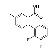 2-(2,3-difluorophenyl)-5-methylbenzoic acid结构式