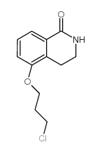 5-(3-CHLORO-PROPOXY)-3,4-DIHYDRO-2H-ISOQUINOLIN-1-ONE结构式