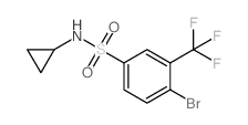 4-Bromo-N-cyclopropyl-3-(trifluoromethyl)benzenesulfonamide picture