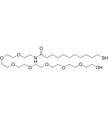 Thiol-C10-amide-PEG8图片