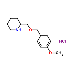 2-(4-Methoxy-benzyloxyMethyl)-piperidine hydrochloride Structure