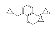 2,2'-[[2-(oxiranylmethoxy)-1,3-phenylene]bis(methylene)]bisoxirane structure