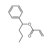 1-phenylbutyl acrylate结构式