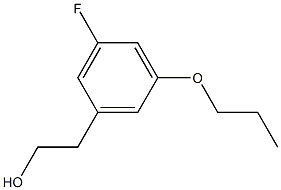 2-(3-fluoro-5-propoxyphenyl)ethanol Structure