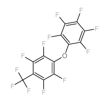 Benzene,pentafluoro[2,3,5,6-tetrafluoro-4-(trifluoromethyl)phenoxy]- (9CI) Structure