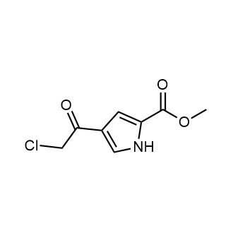 4-(2-氯乙酰基)-1H-吡咯-2-羧酸甲酯结构式