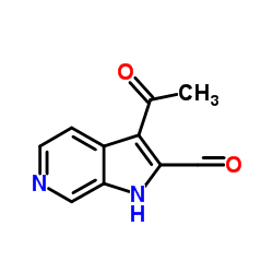 3-Acetyl-1H-pyrrolo[2,3-c]pyridine-2-carbaldehyde Structure