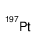 platinum-197 Structure