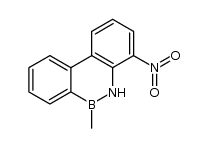 6-methyl-4-nitro-5,6-dihydro-dibenzo[1,2]azaborinine Structure