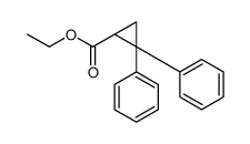 ethyl (1R)-2,2-diphenylcyclopropane-1-carboxylate Structure