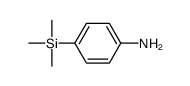 4-(三甲基甲硅烷基)苯胺结构式