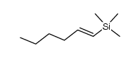 1-trimethylsilyl-1-hexene结构式