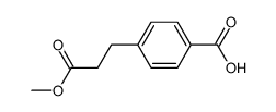 Benzenepropanoic acid, 4-carboxy-,-alpha--methyl ester (9CI) Structure