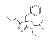 2-benzyl-2-[2-(dimethylamino)ethyl]malonic acid diethyl ester Structure