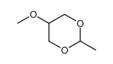 5-methoxy-2-methyl-1,3-dioxane结构式