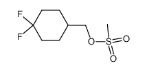 (4,4-difluorocyclohexyl)methyl methanesulfonate结构式