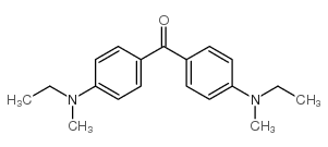 4,4'-BIS(N-ETHYL-N-METHYLAMINO)BENZOPHENONE Structure