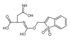 N-BSMOC-L-天冬酰氨酸结构式