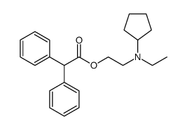 Diphenylacetic acid 2-[(2-cyclopentylethyl)amino]ethyl ester picture