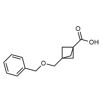 3-((Benzyloxy)methyl)bicyclo[1.1.1]Pentane-1-carboxylic acid structure