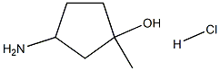 3-amino-1-methylcyclopentan-1-ol hydrochloride Structure