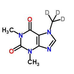 1,3-dimethyl-7-(trideuteriomethyl)purine-2,6-dione structure