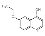 6-乙氧基喹啉-4-醇结构式